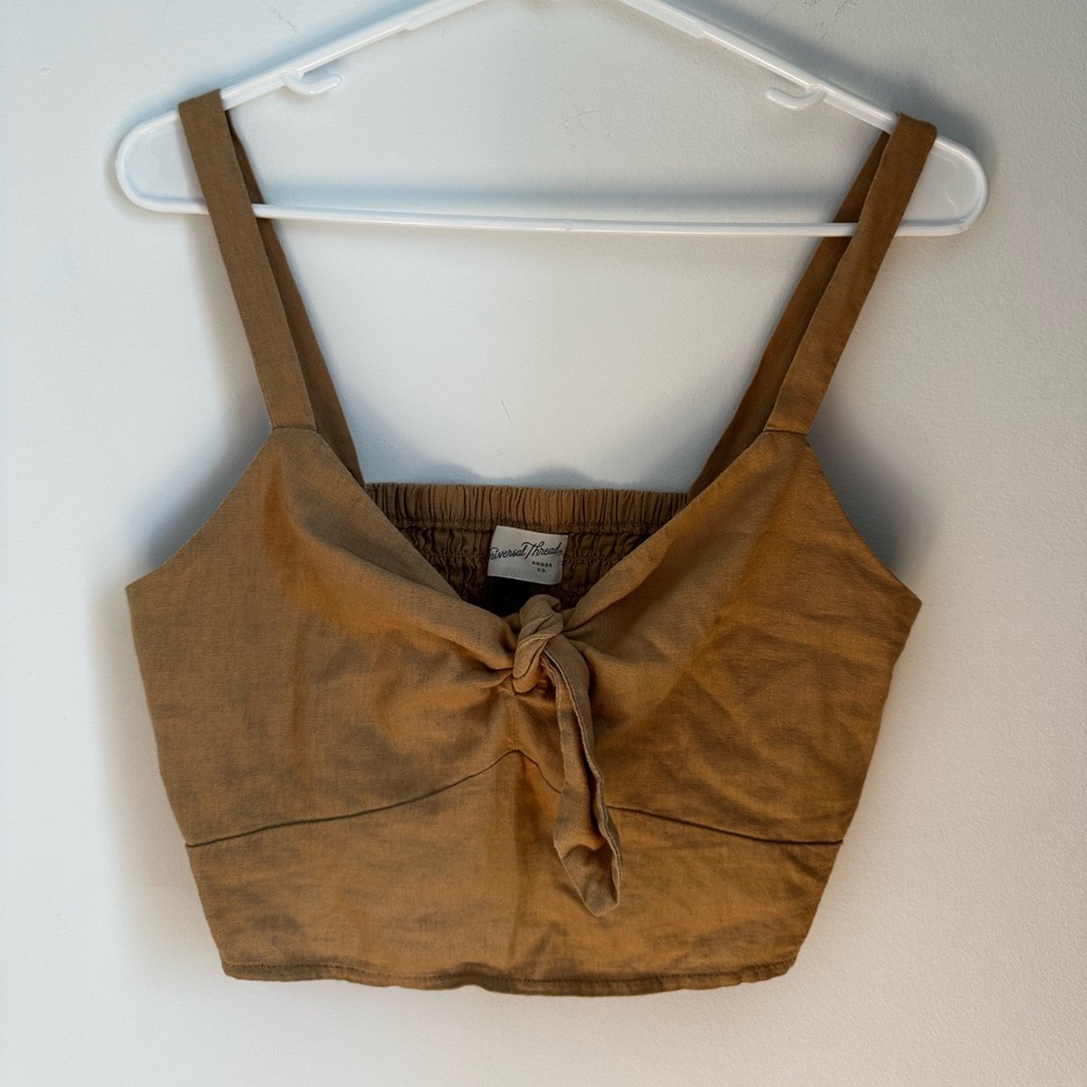 Universal Thread tan crop top